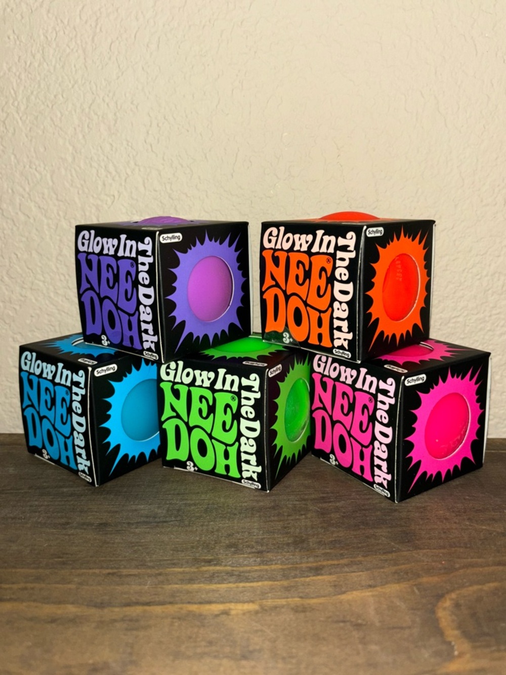 needoh glow in the dark full set